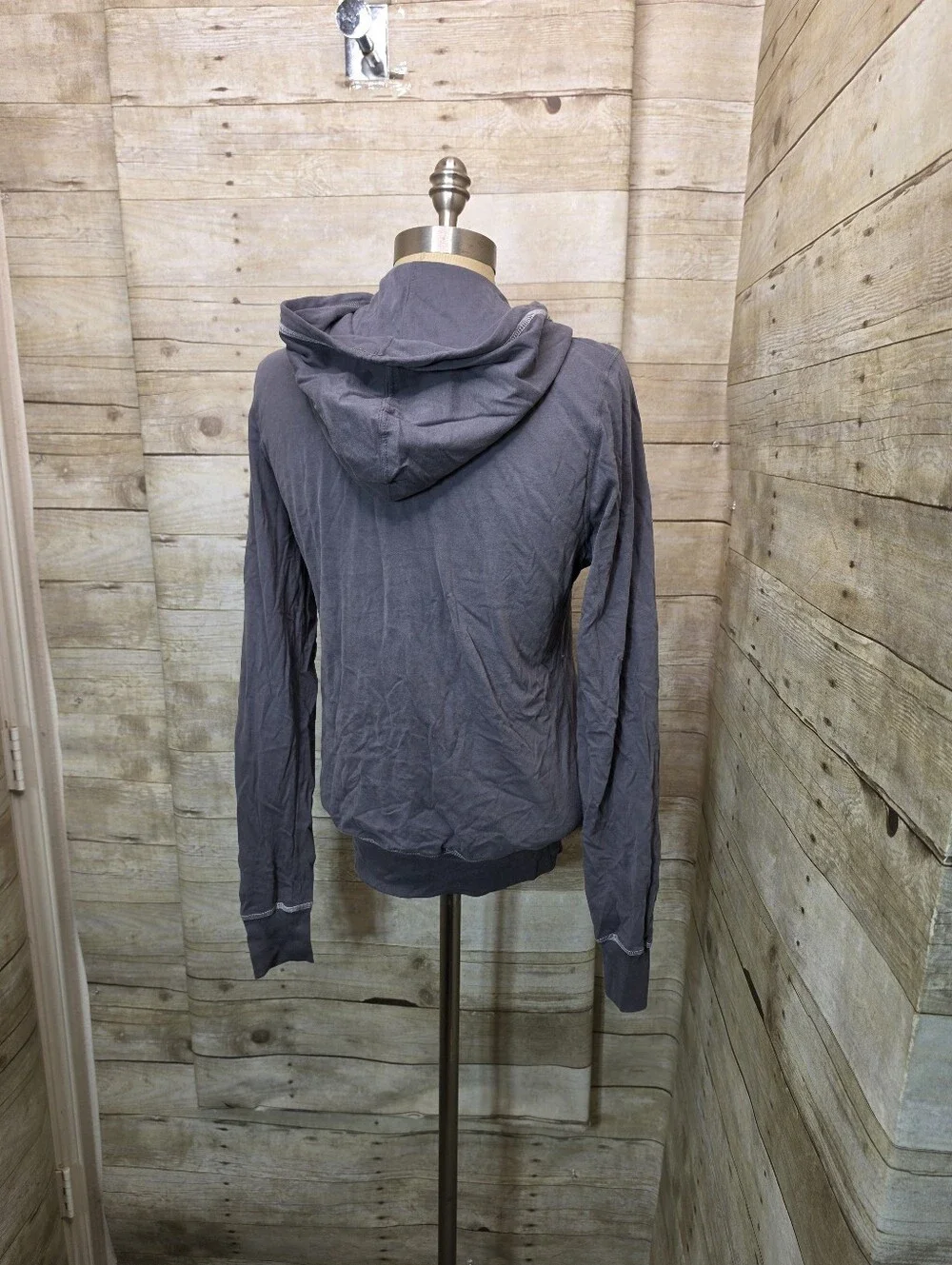 Nike Women’s Gray Zip-Up Hooded Jacket